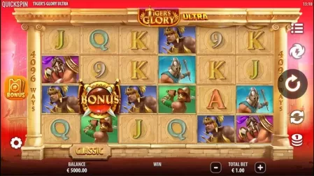 Tigers Glory Ultra slot screenshot 2