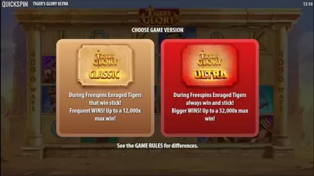 Tigers Glory Ultra slot screenshot 1