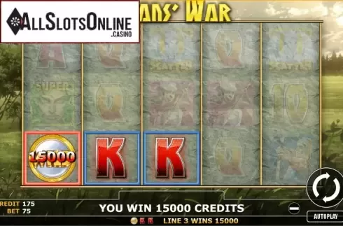 Win Screen 1. Titans War from Fils Game