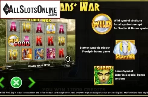 Features 1. Titans War from Fils Game