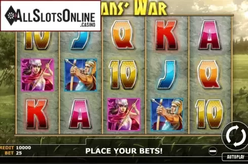 Reel Screen. Titans War from Fils Game