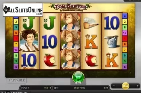 Screen 1. Tom Sawyer from Bally Wulff