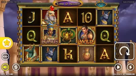 Tomb Of Nefertiti slot screenshot 1