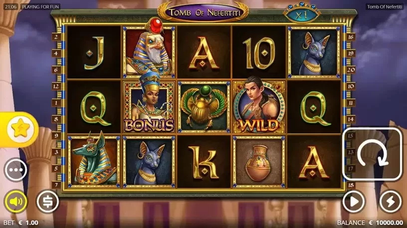 Tomb Of Nefertiti slot screenshot 1