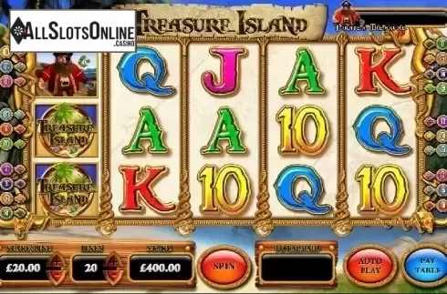 Game Workflow screen . Treasure Island (Inspired) from Inspired Gaming