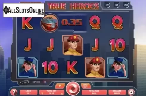 Win screen 2. True Heroes from Arrows Edge