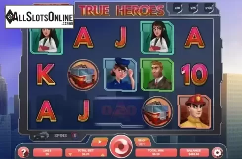 Win screen 3. True Heroes from Arrows Edge