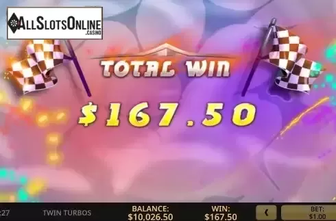 Total Win in Free Spins Screen
