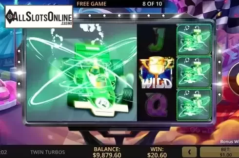 Free Spins Gameplay Screen