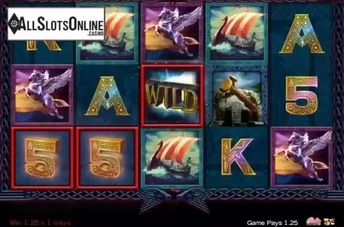 Win Screen. Valkyrie Queen from High 5 Games