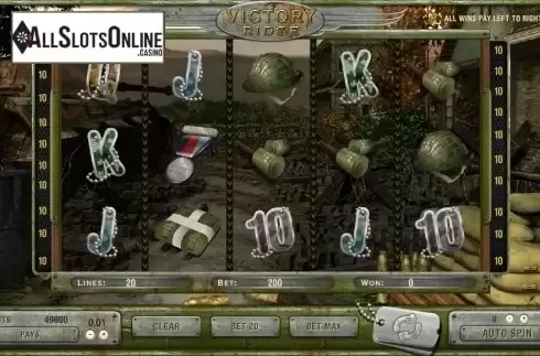 Game Workflow screen . Victory Ridge from TOP TREND GAMING