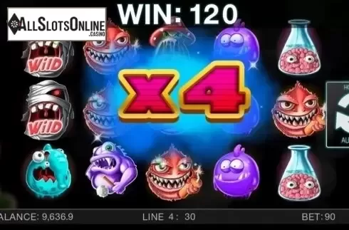 Screen4. Wacky monsters from Spinomenal