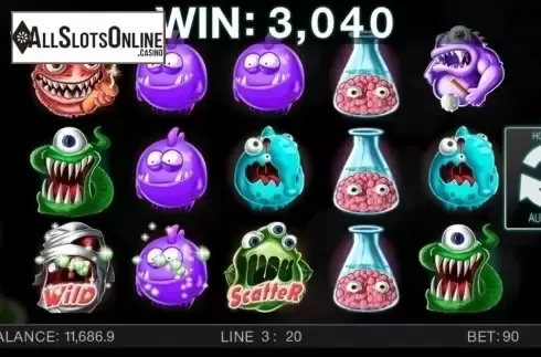 Screen5. Wacky monsters from Spinomenal