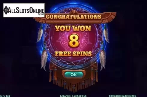 Free Spins Win Screen 2