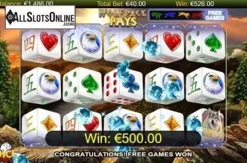 Big Win. Wolfpack Pays Dice from NextGen