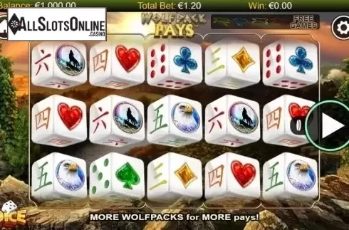 Reel Screen. Wolfpack Pays Dice from NextGen