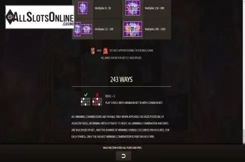Ways to win screen