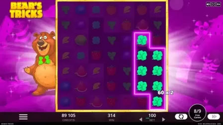 Bear’s Tricks slot screenshot 5