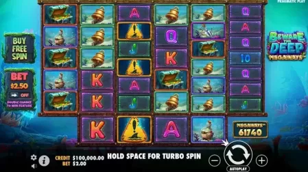 Beware The Deep Megaways slot screenshot 1