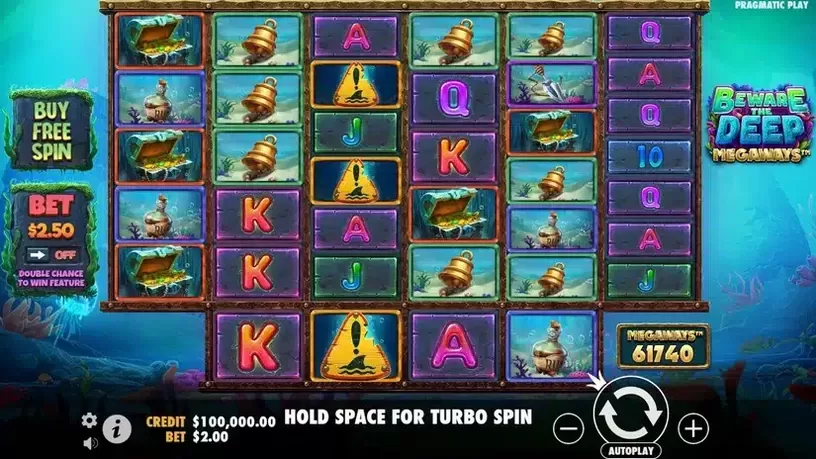 Beware The Deep Megaways slot screenshot 1