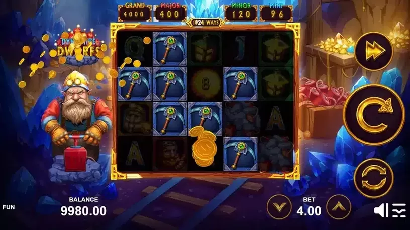 Dynamite Dwarfs slot screenshot 3
