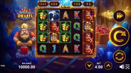Dynamite Dwarfs slot screenshot 1