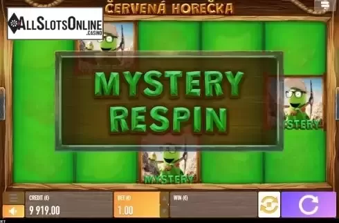Mystery Respin screen
