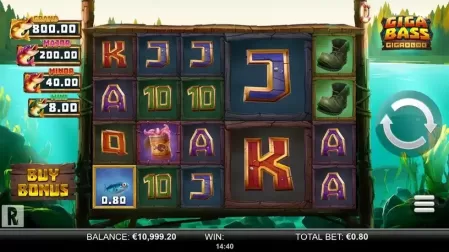 Giga Bass Gigablox slot screenshot 1