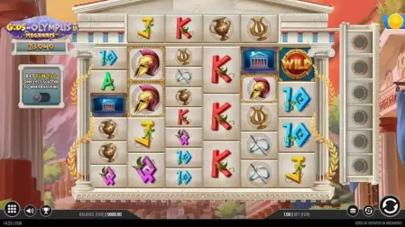 Gods of Olympus 3 Megaways slot screenshot 1