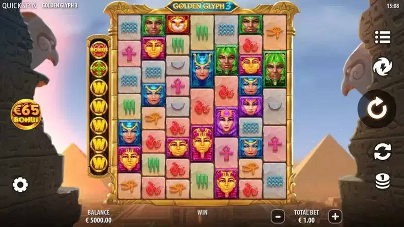 Golden Glyph 3 slot screenshot 1