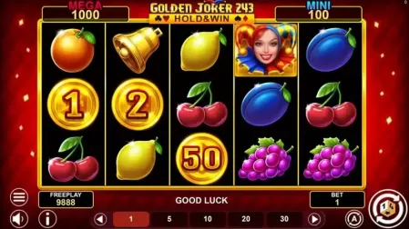 Golden Joker 243 Hold And Win slot screenshot 3
