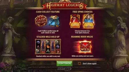 Highway Legends slot screenshot 2
