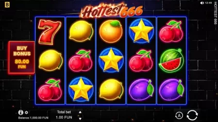 Hottest 666 slot screenshot 1