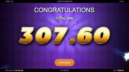 Joker Rainbows slot screenshot 6