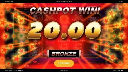 Joker Rainbows slot screenshot 4