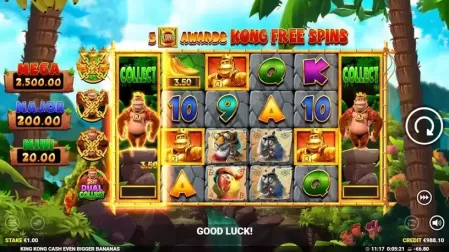 King Kong Cash Even Bigger Bananas slot screenshot 5