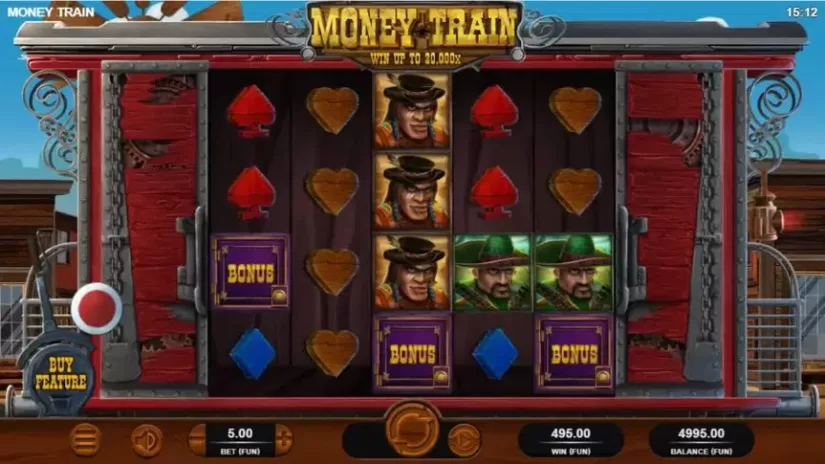 Money Train slot screenshot 2