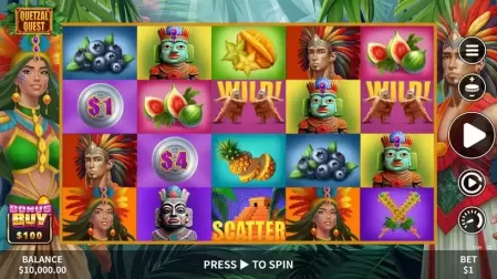 Quetzal Quest slot screenshot 1