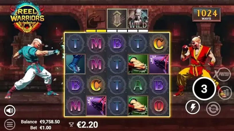 Reel Warriors slot screenshot 3