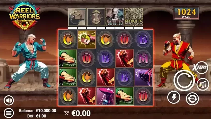 Reel Warriors slot screenshot 1