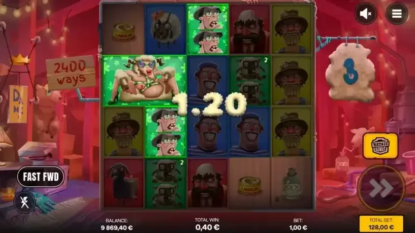Sheeple slot screenshot 