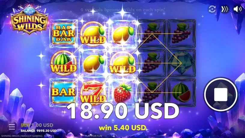 Shining Wilds slot screenshot 5