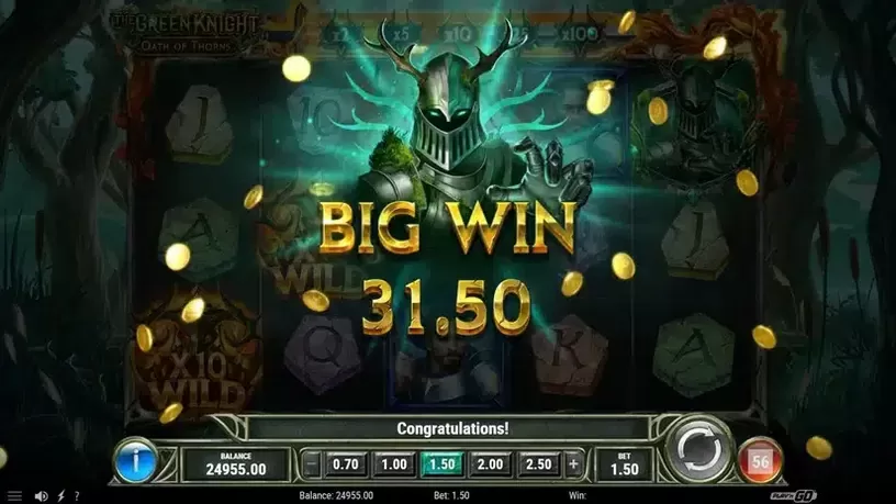 The Green Knight Oath of Thorns slot screenshot 