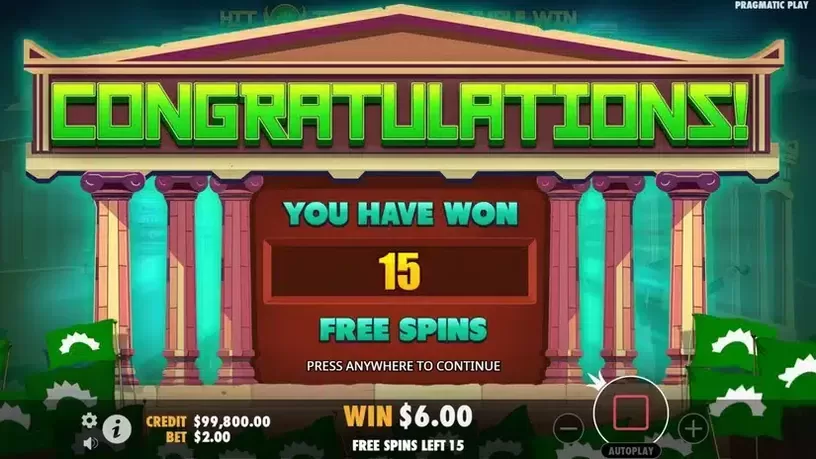 The Green Sun slot screenshot 3