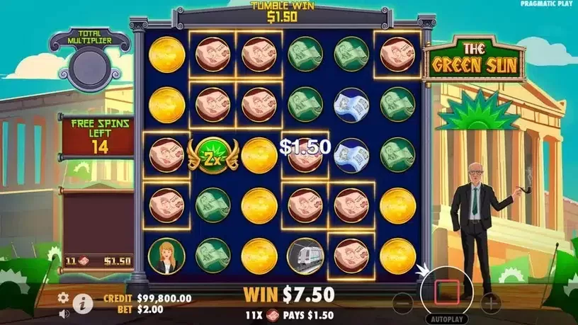 The Green Sun slot screenshot 4