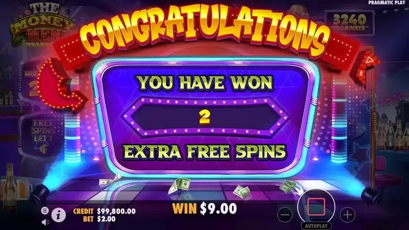 The Money Men Megaways slot screenshot