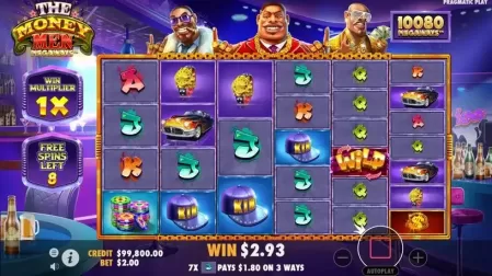 The Money Men Megaways slot screenshot 4