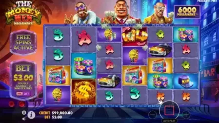 The Money Men Megaways slot screenshot 2