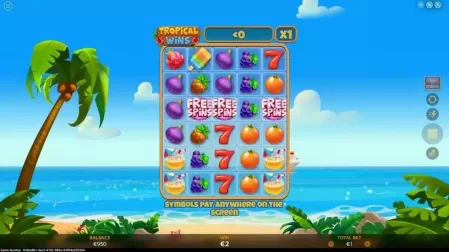 Tropical Wins slot screenshot 2