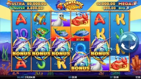 4 Fantastic Fish slot screenshot 4